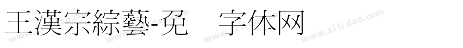 王漢宗綜藝字体转换