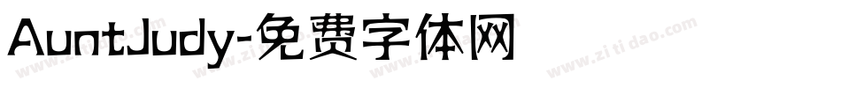 AuntJudy字体转换