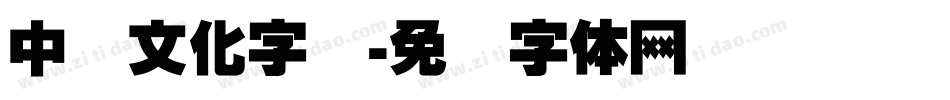 中国文化字库字体转换