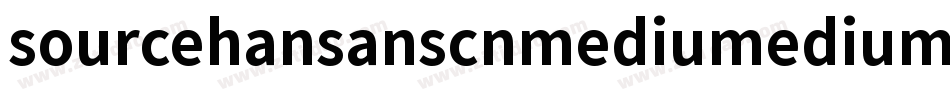 sourcehansanscnmediumedium字体转换