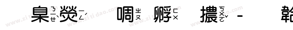 華康新特圓體字体转换