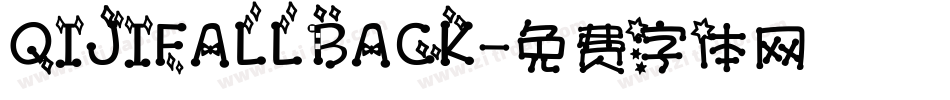 QIJIFALLBACK字体转换