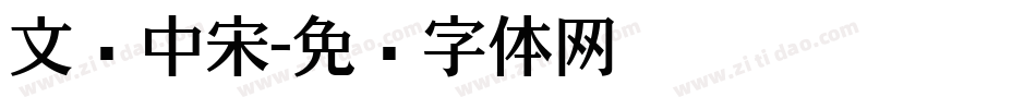 文华中宋字体转换