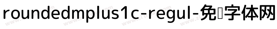 roundedmplus1c-regul字体转换