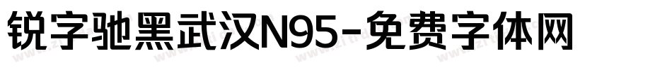 锐字驰黑武汉N95字体转换