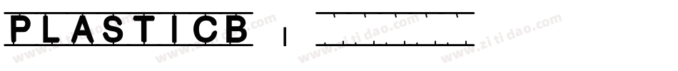 PLASTICB字体转换