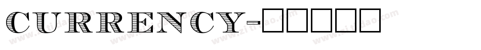 CURRENCY字体转换