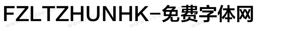 FZLTZHUNHK字体转换