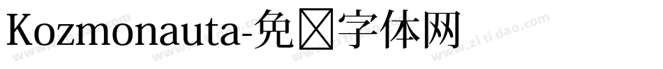 Kozmonauta字体转换