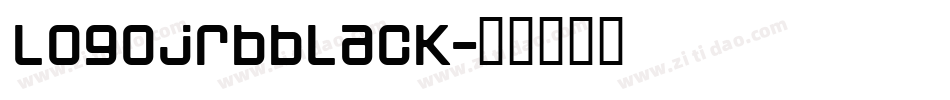 logojrbblack字体转换