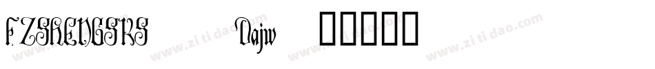 FZSHENGSKS_Dajw字体转换