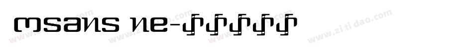 AmsansOne字体转换