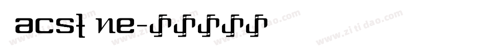 KacstOne字体转换