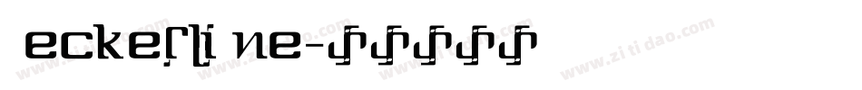 LeckerliOne字体转换