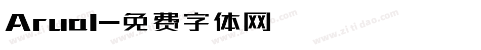 Arual字体转换