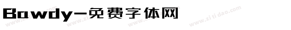 Bawdy字体转换