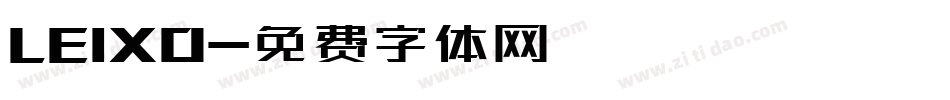 LEIXO字体转换