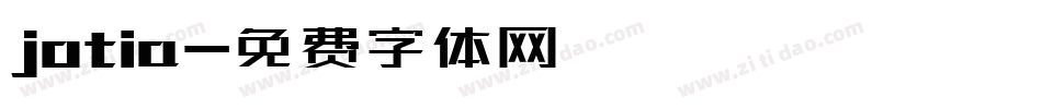 jotia字体转换