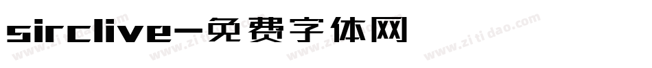 sirclive字体转换