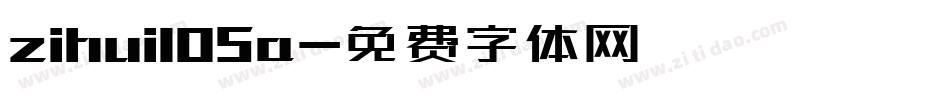 zihui105a字体转换