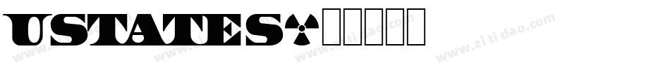 USTATES字体转换